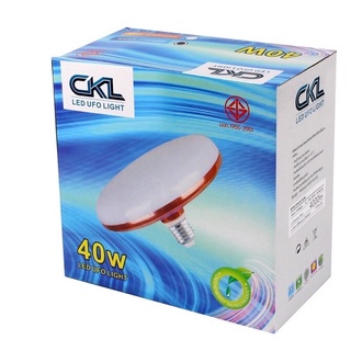 หลอดไฟ CKL LED UFO ไฟประดับตกแต่ง แสงสีขาว 40W รุ่น CKL-40w จานufo