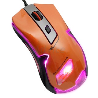 USB Optical Mouse MD-TECH (KM-01, Gaming) Orange/Black