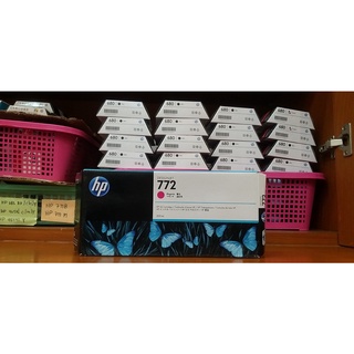 HP 772 CN629A Magenta ตลับหมึกอิงค์เจ็ท สีม่วงแดง ของแท้ (300 ml.)