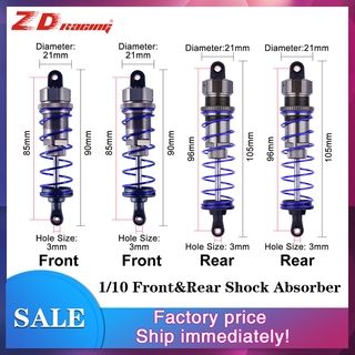 โช๊คอัพหน้า ZD 105 มม. สําหรับรถบังคับ 1/10 RC HSP Redcat HPI Hobao Buggy 2 ชิ้น
