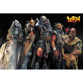 โปสเตอร์ รูปภาพ วงดนตรี Lordi ลอร์ดิ โปสเตอร์ติดผนัง โปสเตอร์สวยๆ poster ส่งEMSด่วนให้เลยครับ