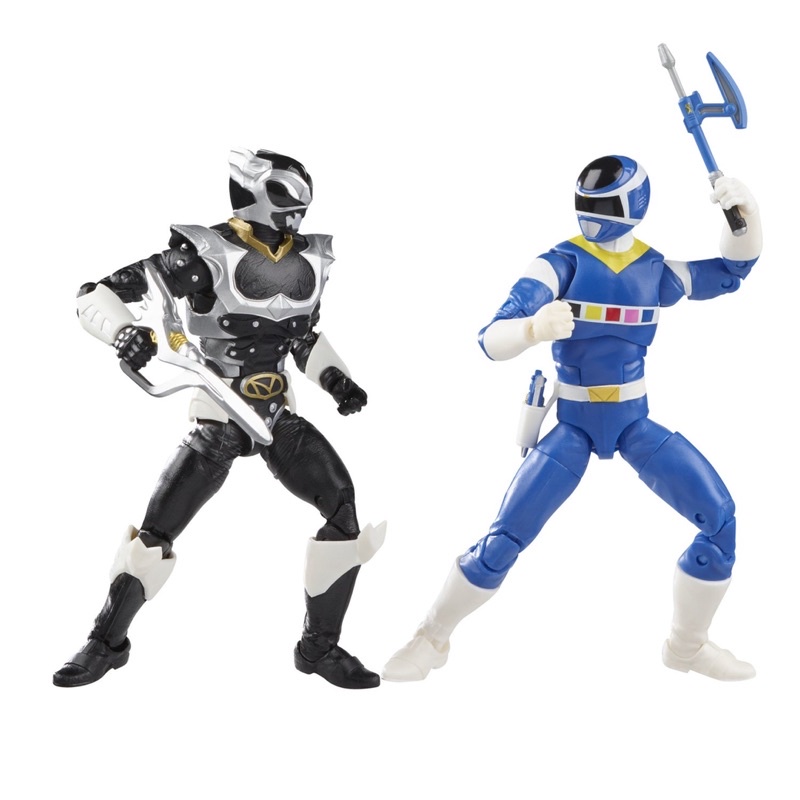 Hasbro Power Rangers Lightning Collection In Space Blue Ranger and Silver Psycho Ranger