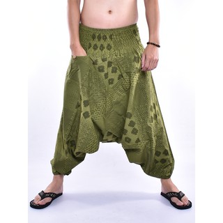 กางเกงม้งเด็กดอย กางเกงฮาเร็ม Harem Pants Long (Unisex)