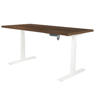 Desk STANDING DESK ERGOTREND SIT 2 STAND GEN2 180CM CLASSIC TEAK/WHITE Office furniture Home &amp; Furniture โต๊ะทำงาน โต๊ะท