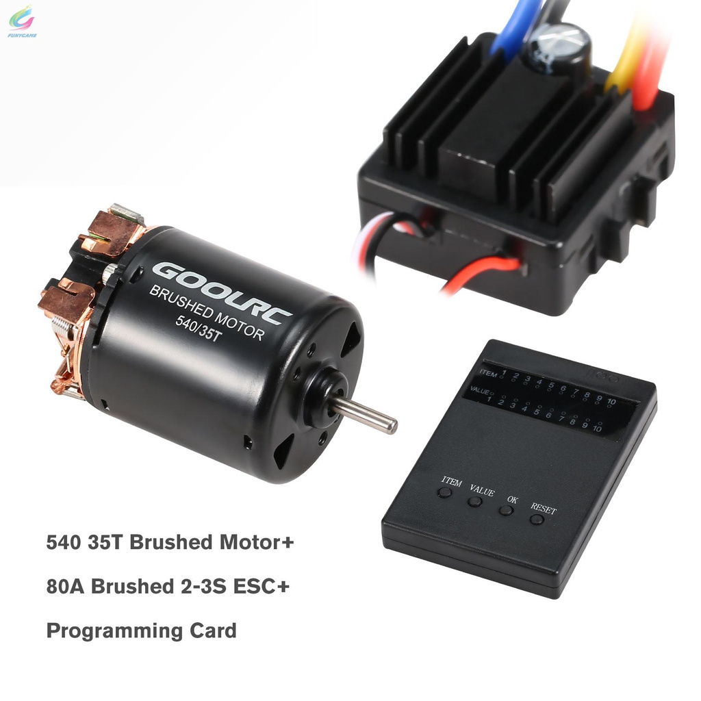 GoolRC 390 Brushed Motor With Gear - Replacement Motor For 1/10 9125 Short-Course RC Truck