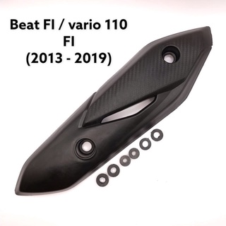 ฝาครอบท่อไอเสีย สําหรับ Honda Beat FI/Vario 110 2013-2019 Honda Beat FI/Vario 110 2013-1 ชิ้น