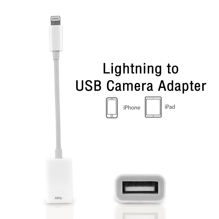 สายแปลง OTG สำหรับโทรศัพท์มือถือ ios อแดปเตอร์กล้อง Lightning เป็น USB