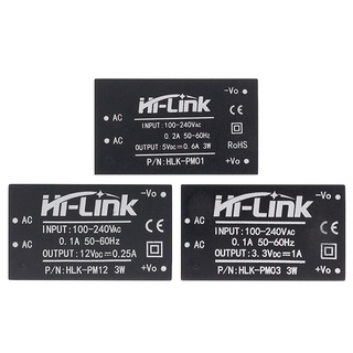 Hlk-pm01 HLK-PM03 HLK-PM12 AC-DC 220V โมดูลสวิตช์พาวเวอร์ซัพพลาย ขนาดเล็ก สําหรับครัวเรือน