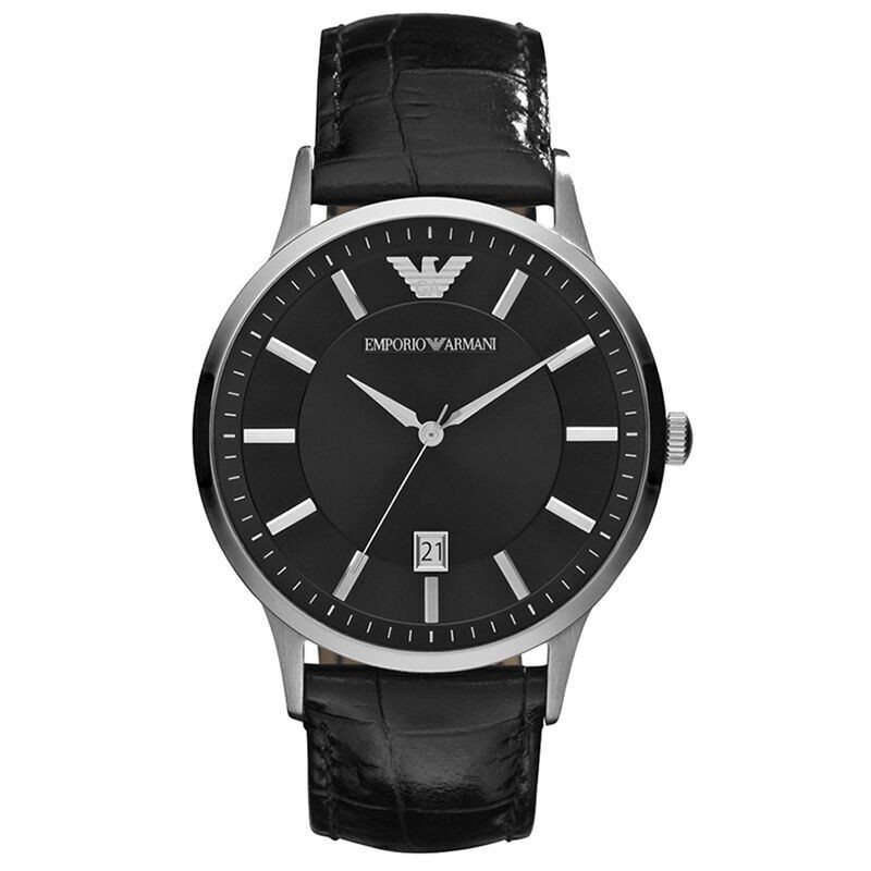 Emporio Armani นาฬิกาแฟชั่นเข็มขัดลำลองควอตซ์นาฬิกาแฟชั่นนาฬิกาผู้ชาย AR2411