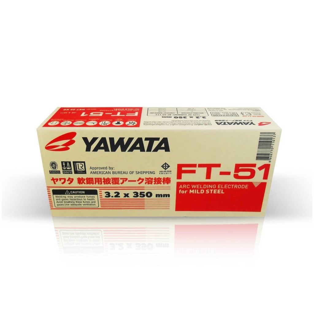 YAWATA ลวดเชื่อมเหล็ก YAWATA FT-51 ขนาด 3.2 มม. ห่อละ 5กิโล แท้100%