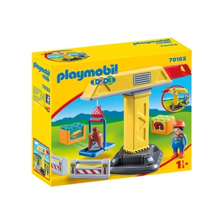 Playmobil 70165 1.2.3 Construction Crane 123 เครนก่อสร้าง