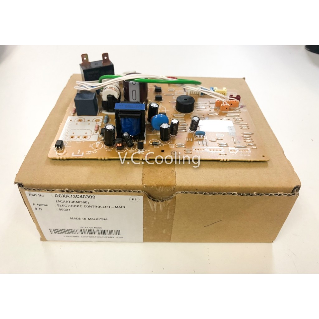 Panasonic - แผงคอนโทรลคอยเย็น รุ่นแอร์ CS-PN18UKT CS-PN18VKT พาท ACXA73C40300