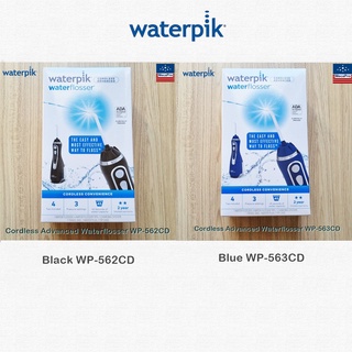 Waterpik® Waterflosser Cordless Advanced WP-562CD or WP-563CD เครื่องฉีดพ่นน้ำทำความสะอาดฟัน ไหมขัดฟันพลังน้ำ ไร้สาย