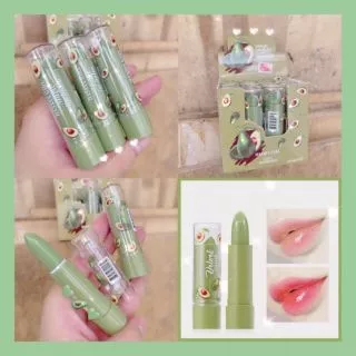 HH1038(12ชิ้น)อะโวคาโดลิปมันเปลี่ยนสี Hasaya ลิปบาล์ม​ ลิปบำรุงปาก