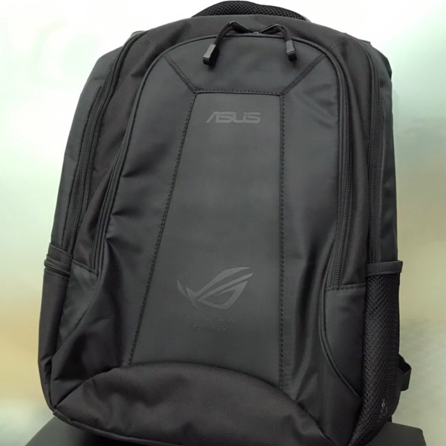 กระเป๋า backpack ใส่ notebook asus สีดำ มือสองสภาพนางฟ้า