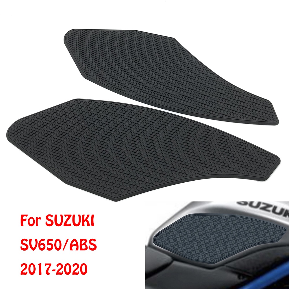 สําหรับ SUZUKI SV 650 SV650 ABS 2017 2018 2019 2020 รถจักรยานยนต์ Anti Slip สติกเกอร์ถัง Traction Pad ด้านข้างเข่า Grip Protector อุปกรณ์เสริม