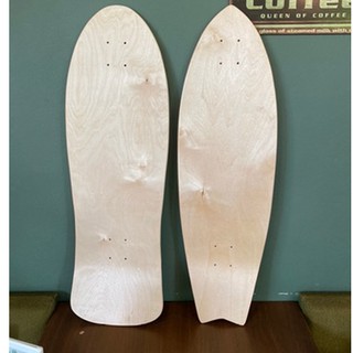 31*10INCH LAND SURF SKATEBOARD DECK  HARD MAPLES CLEAR VARNISH FINSH  สเก็ตบอร์ดขนาด 31x10 นิ้ว 1 ชิ้น