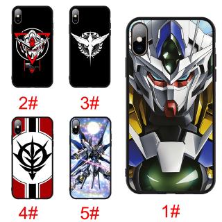 iPhone XS Max XR X 5S 6s 7 8 Plus Cartoon Gundam Soft TPU Case