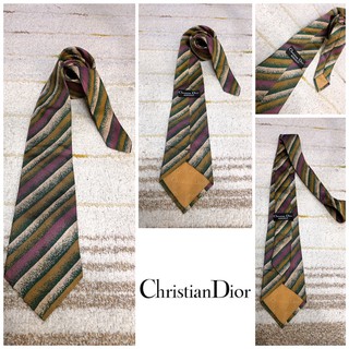 🧣: CHRISTIAN DIOR ties silk แท้💯%