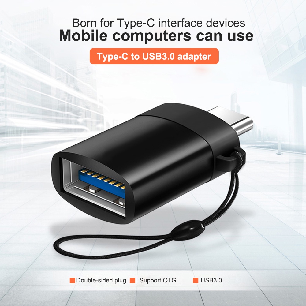 Robotsky USB Female to USB Type C OTG Adapter hp smartphone Adapter fd flashdisk คีย์บอร์ดเมาส์ Fema