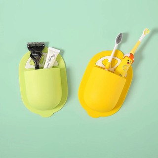 ชั้นวางแปรงสีฟันซิลิโคนป้องกันน้ําสําหรับติดห้องน้ํา****สินค้านำเข้าจากเกาหลี15-20นะค้า🙏✔✔✔