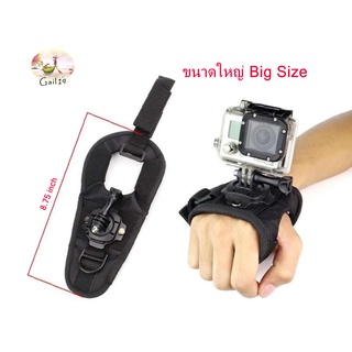 360 Degree Rotating Globe Style Wrist Strap Band Mount Hand Palm Belt Lanyard Holder with Screw for GoPro Hero SJCam YI