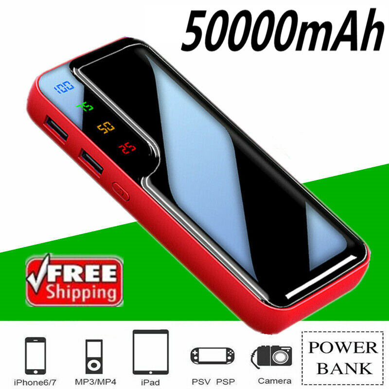 100% Original Power Bank PowerBank 50000mAh รับประกัน 1 ปี