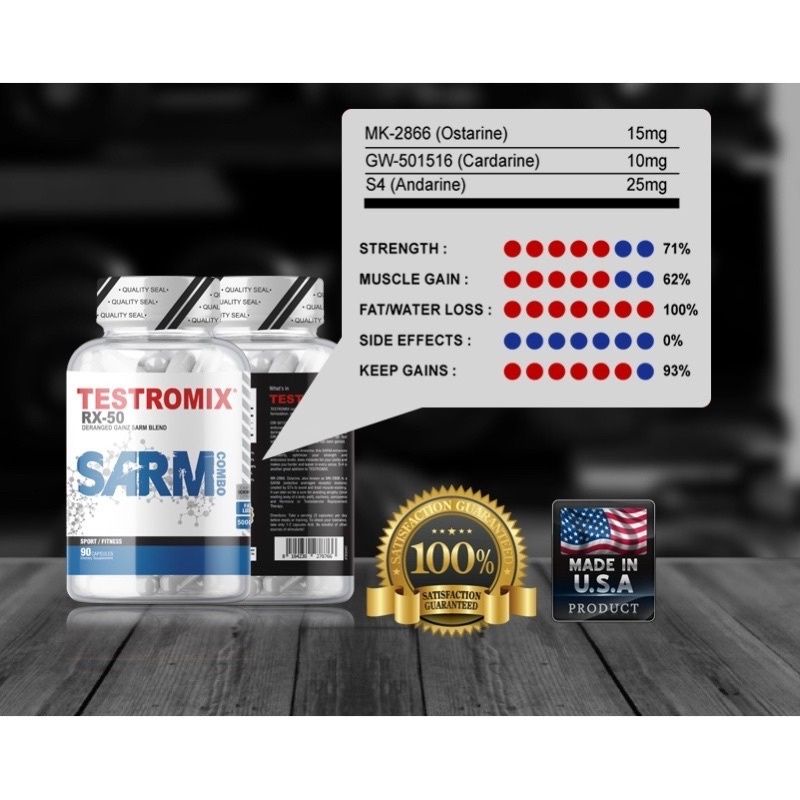 Sarm Combo Testromix 50mg 90caps - sarm_combo - ThaiPick