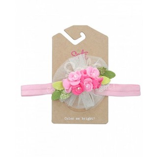 SATI - ผ้าคาดผม A. HB PINK FLOWER HB075