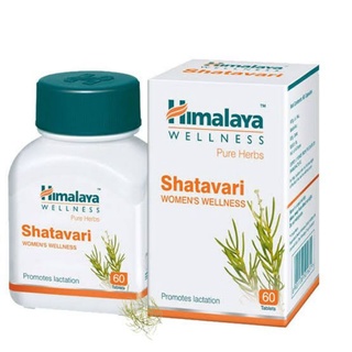 Himalaya Shatavari 60 Tablets บำรุงสตรี ปรับฮอร์โมนหญิง ตกขาวมีกลิ่น