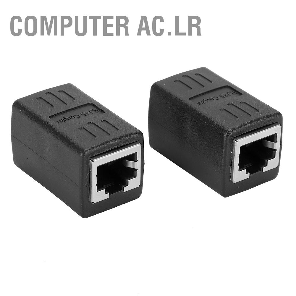อะแดปเตอร์เชื่อมต่อสายเคเบิ้ล Coupler Rj45 Lan Female To Adapter สําหรับ Cat7 / Cat6 Cat5E 2ชิ้น
#8