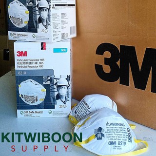 หน้ากากป้องกันฝุ่น หน้ากากกรองอนุภาค Particulate Respirator 3M8210 N95/กรอง pm2.5 (พร้อมส่ง)