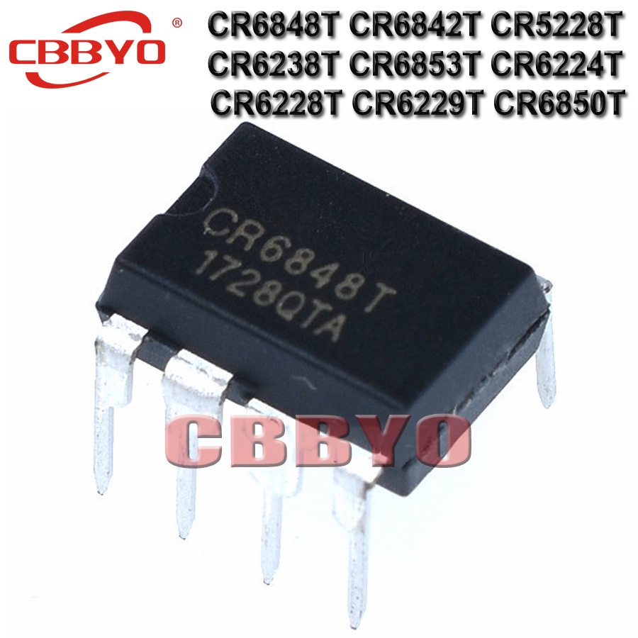 วงจรรวม CR6848T DIP-8 CR6848 SG6848 CR6842T CR6842 CR5228T CR6238T CR6238 CR6853T CR6853 CR6224T CR6