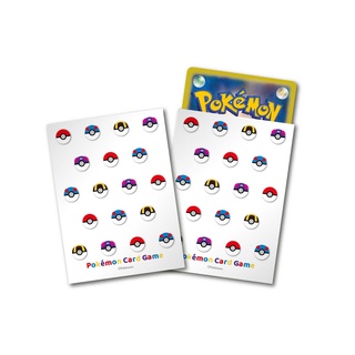 [Pokemon Japan] Sleeve - ลาย Monster Ball Design ลิขสิทธิ์แท้ Pokémon Center สลีฟ, ซองการ์ด, ซองใส่การ์ด, Sleeve