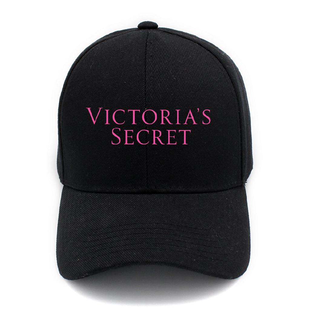 VICTORIAS SECRET Victorias หมวกเบสบอล ลายโลโก้ลับ ซ้อนกัน สีชมพู สําหรับผู้ชาย และผู้หญิง