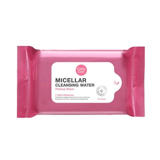 Cathy Doll Micellar Cleansing Water Make Up Wipes  (10 wipes)