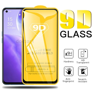 9D ฟิล์มกระจก เต็มจอ OPPO Reno 8T 8Z 8 7 7Z 6 5 4 3 6Z 2 2F 2Z 10X Zoom Reno8 Reno7 Reno6 Reno5 Pro 4G 5G 2023