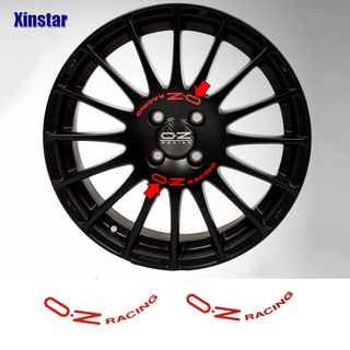 《READY STOCK》8pcs OZ Racing Wheel Sticker For OZ Rally Racing Wheels Spoke Stickers Black Universal Auto Tunning Accessories