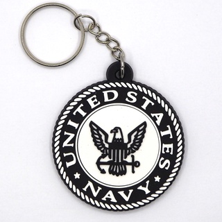 พวงกุญแจยาง United States Navy ทหาร ตรงปก พร้อมส่ง