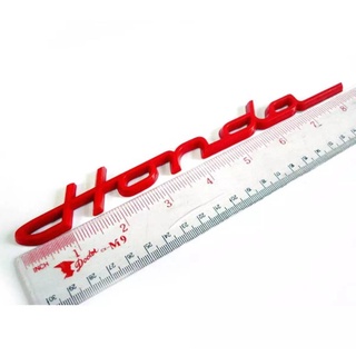 โลโก้ HONDA สติ๊กเกอร์ สีแดง