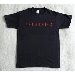 [S-5XL]You DIED เสื้อยืด ลาย Dark Souls Bloodborne