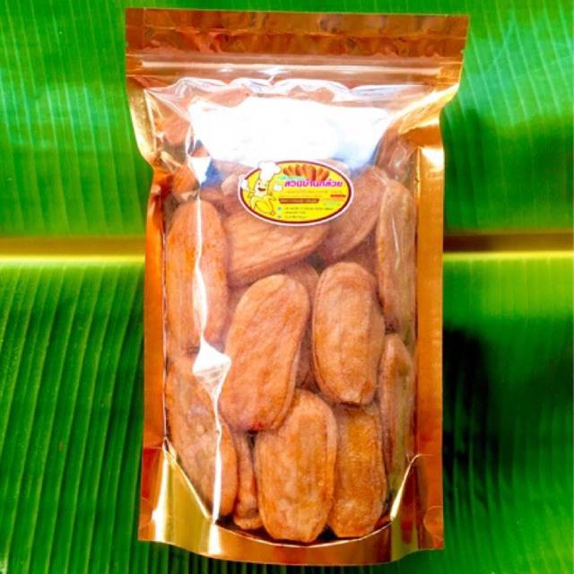 พร้อมส่ง! [แพ็ค 1 กก.]กล้วยตากสวนบ้านกล้วยชนิดแบน รสธรรมชาติ