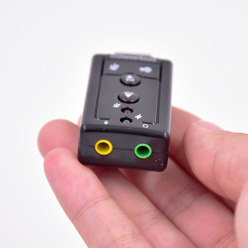 ซาวน์การ์ด USB 7.1 ฟรีการ์ดเสียงภายนอก