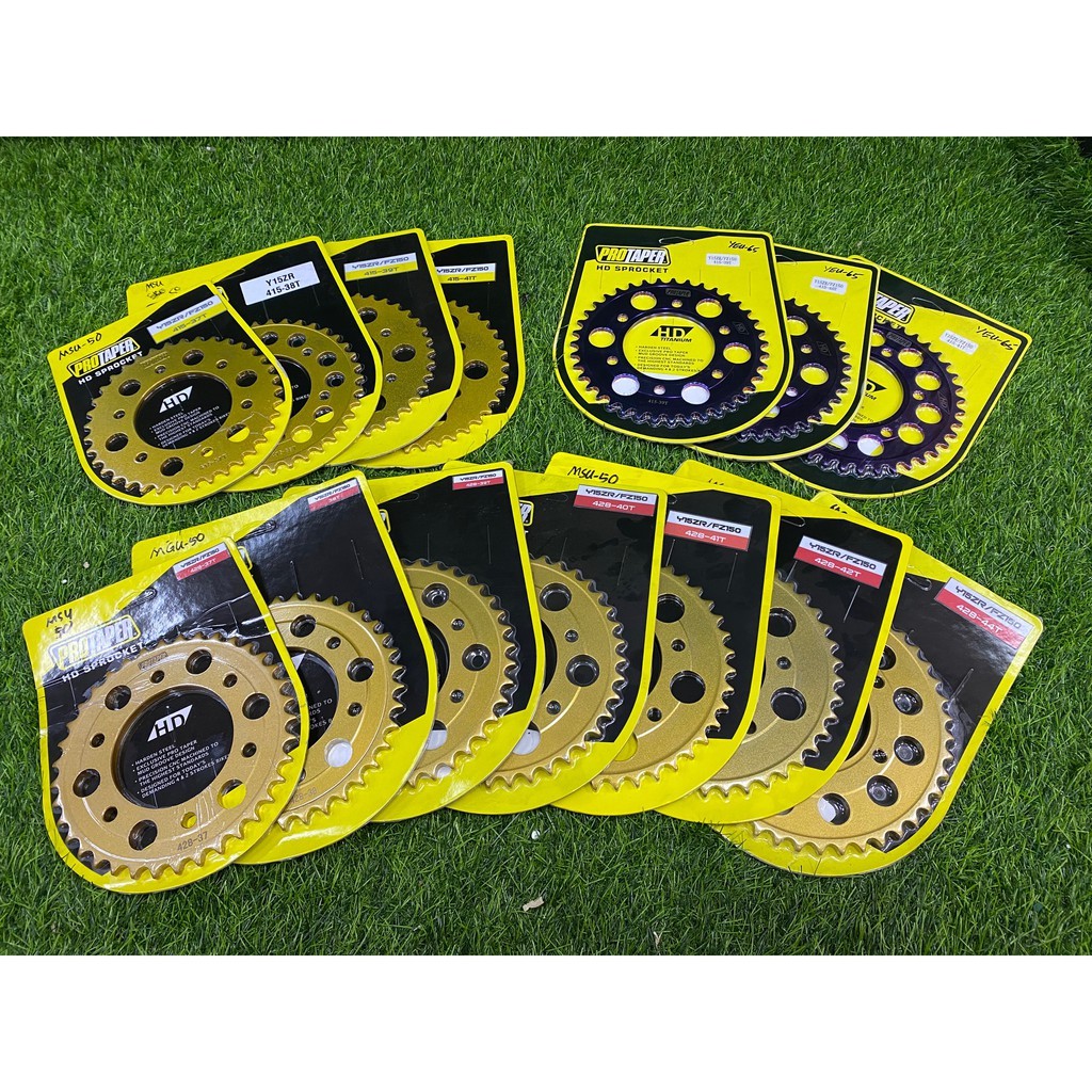 PROTAPER SPROCKET 415 428 6 HOLES สําหรับ FZ Y15 Y16 Y15ZR REAR SPOKET