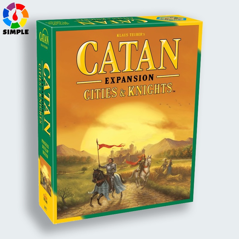 Catan: Cities &amp; Knights เกมกระดานขยายแยกส่วนอัศวิน