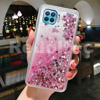 เคส OPPO A93 Bling Liquid Quicksand Glitter ฝาหลังซิลิโคนใส