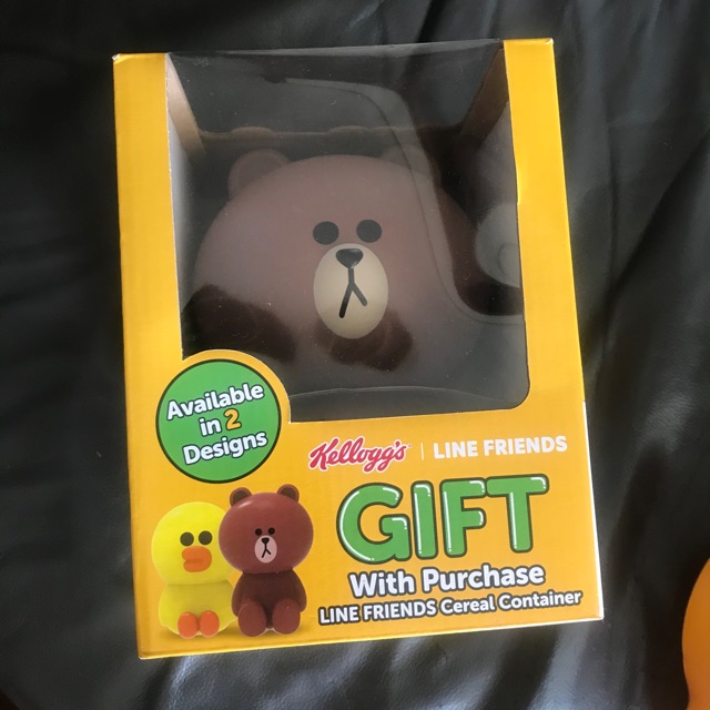 [พร้อมส่ง] ชาม ใส่อาหารเช้า Kellog’s Line Friends “BROWN”