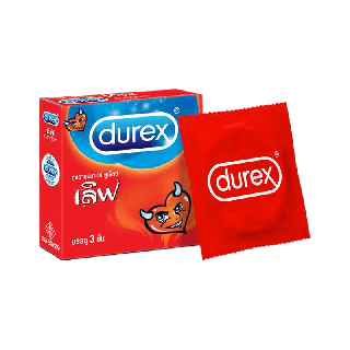 Durex ดูเร็กซ์ ถุงยางอนามัย เลิฟ 3 ชิ้น 1 กล่อง