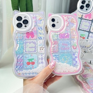 🔮พร้อมส่ง🫧 เคสสำหรับ iPhone case เคสไอโฟน เคสตู้ไข่มุก Hello ม่วง, ชมพู เคสตู้น้ำ I11-12pro,12promax,13,13Pro,13Promax