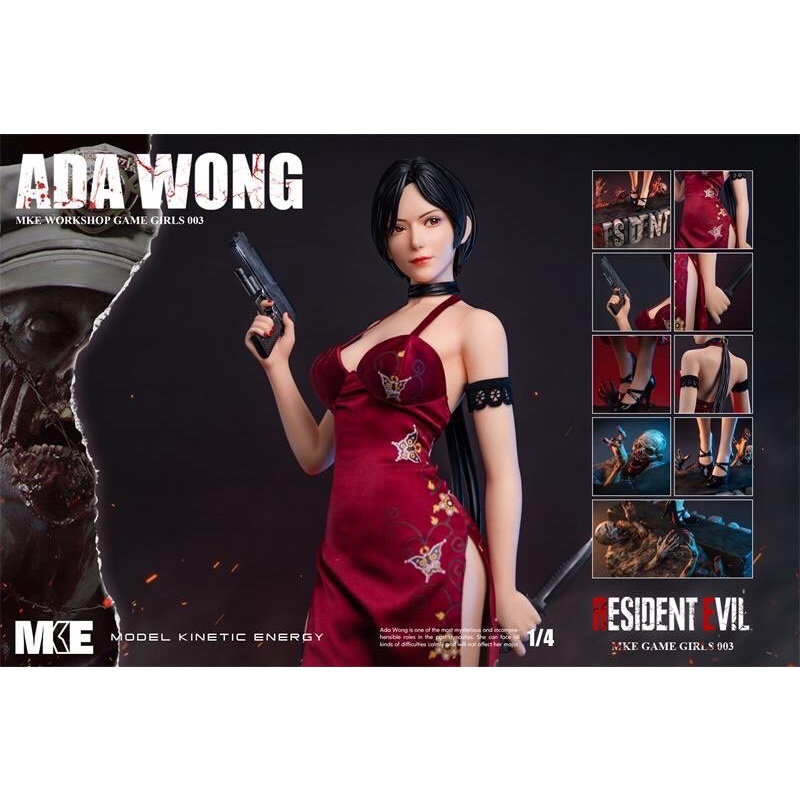 [Resident Evil] Ada Wong 1/4 Scale by MKE Studio แคสออฟได้ ซิลิโคนเนื้อนิ่ม